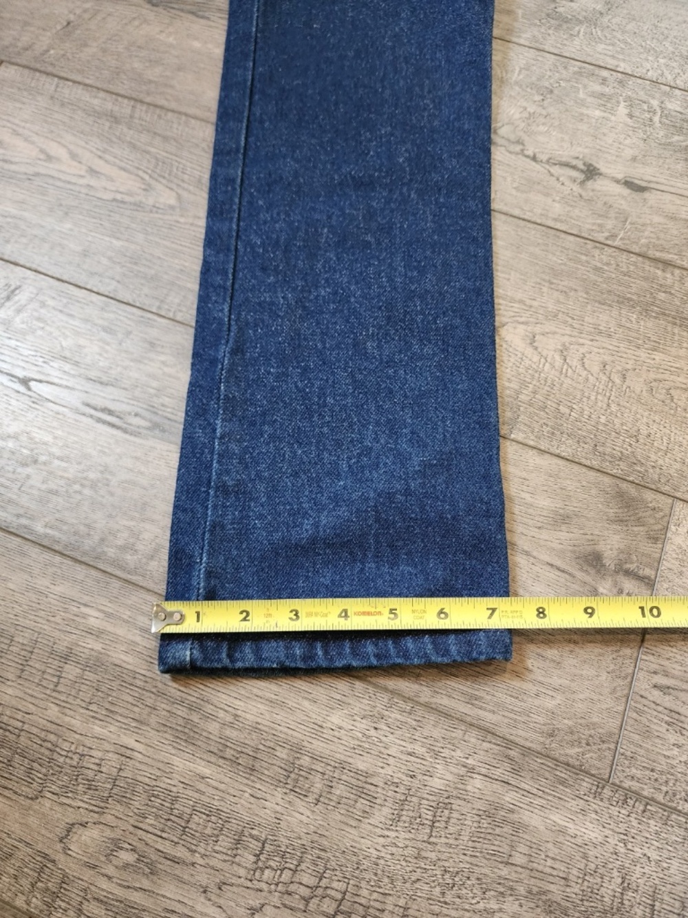 Vintage Rocky Mountain Womens Jeans High-Rise Blue Denim Floral V-Back Size 25/1 - Picture 6 of 12